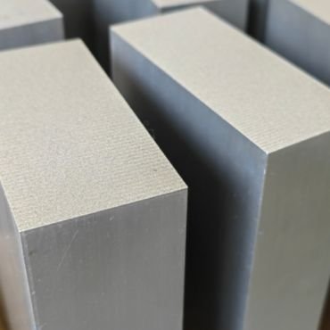 Cutting Surface of Titanium Blocks